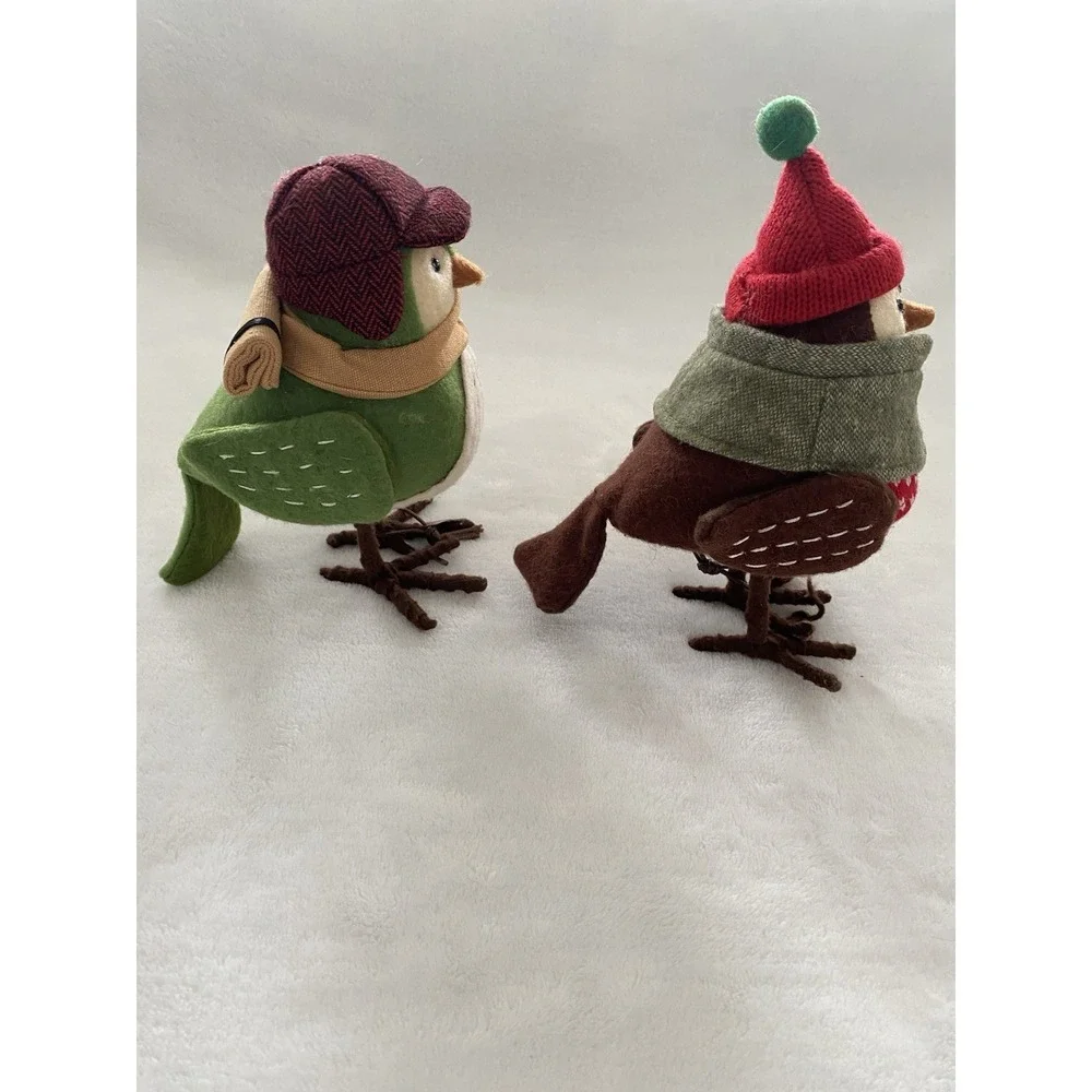 Target Wondershop 2016 Set Of 2 Felt Birds Camper & Blazer Featherly Friends